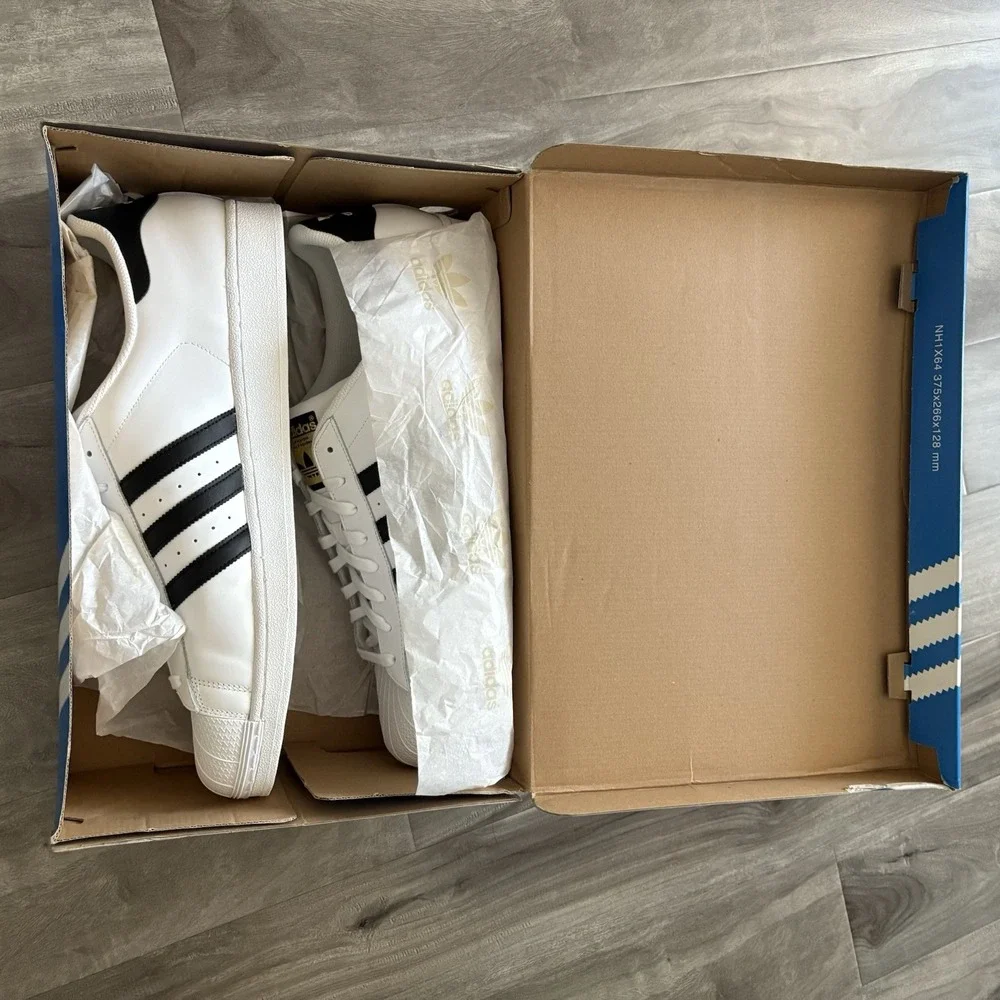 Adidas Superstar Men's size 19 custom large‎ size NEW in the box